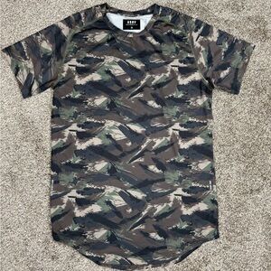 ASRV Silver-Lite DSG-0343 Green Camo Short Sleeve  Training T-Shirt Men's Medium